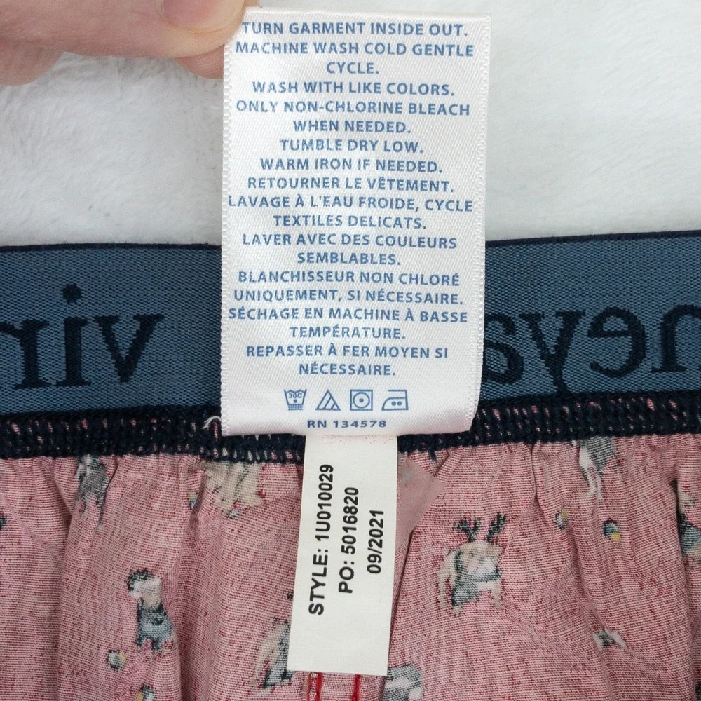 Vineyard Vines Classic Boxers Mens S Red‎ Holiday Dog Print Cotton Stretch New